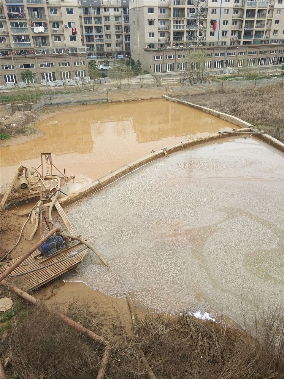 洛龙沉淀池淤泥清理-厂区废水池淤泥清淤